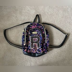 Justice R Small Glitter Backpack